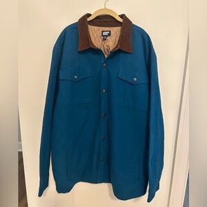 VTG Lands' End Barn Chore Coat Men's XXL Corduroy Collar Lined